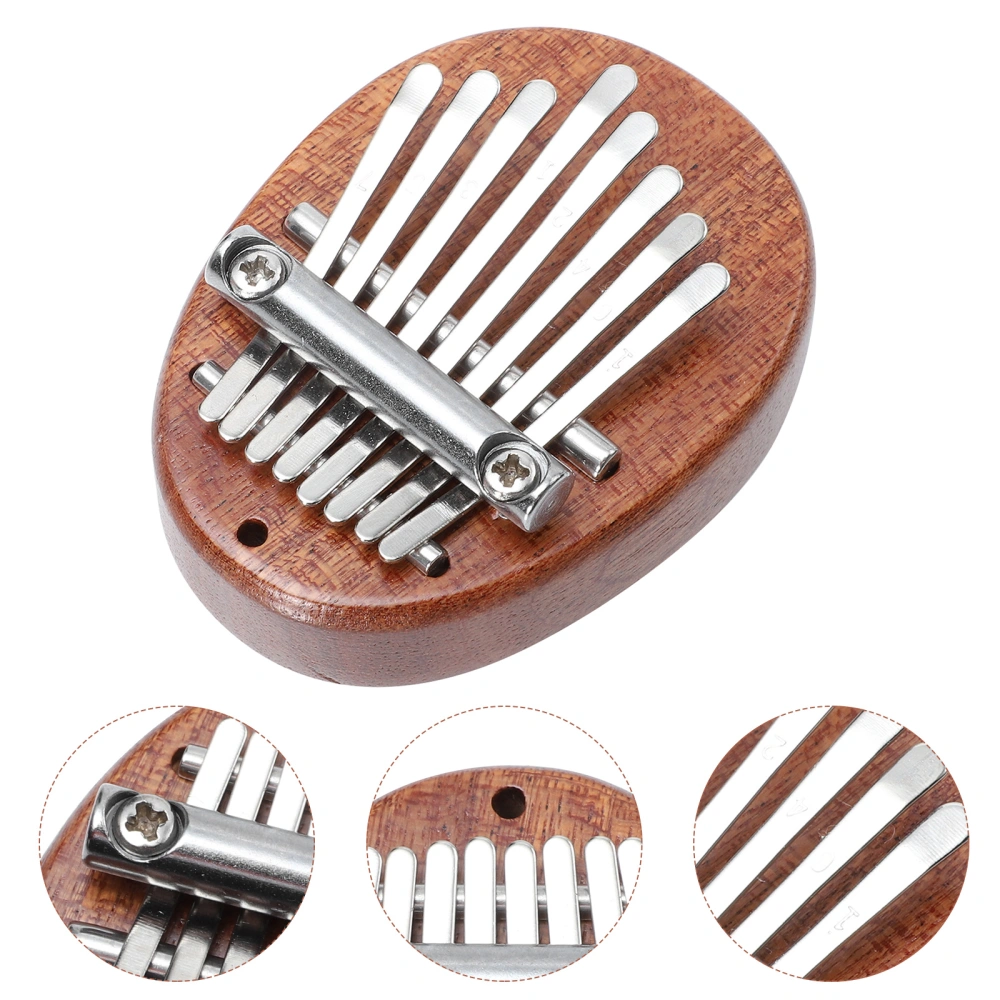 1 Pc Thumb Piano Eight Keys Kalimba Portable Musical Instrument Wooden Kalimba