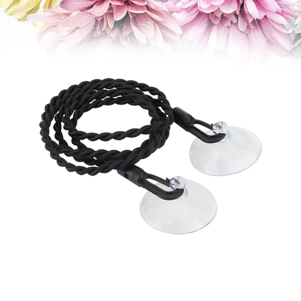 Outdoor Travel Clothesline Elastic Clothesline Cooling Clothes Rope Portable Anti-slip Suction Cup Sun-dried Rope