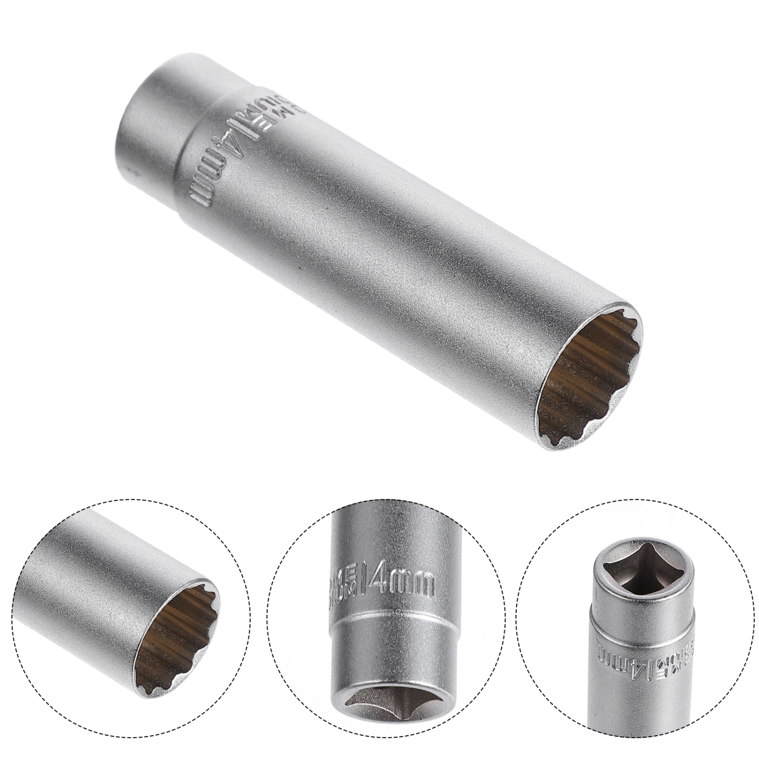 Durable Car Spark Plug Socket Car Spark Plug Removal Tool Car Supply (Silver)