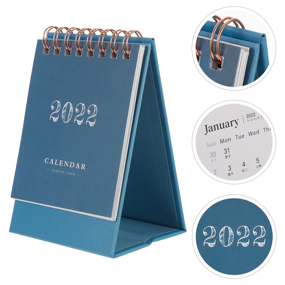 3PCS Mini Desk Calendar School Home Office Schedule Planner Desk Calendar