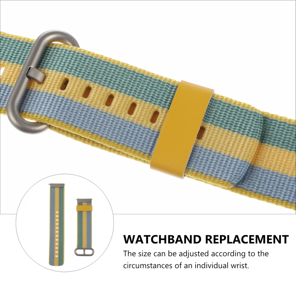 Smart Watch Band Braided Nylon Watch Belt Strap Compatible for Fitbit Versa