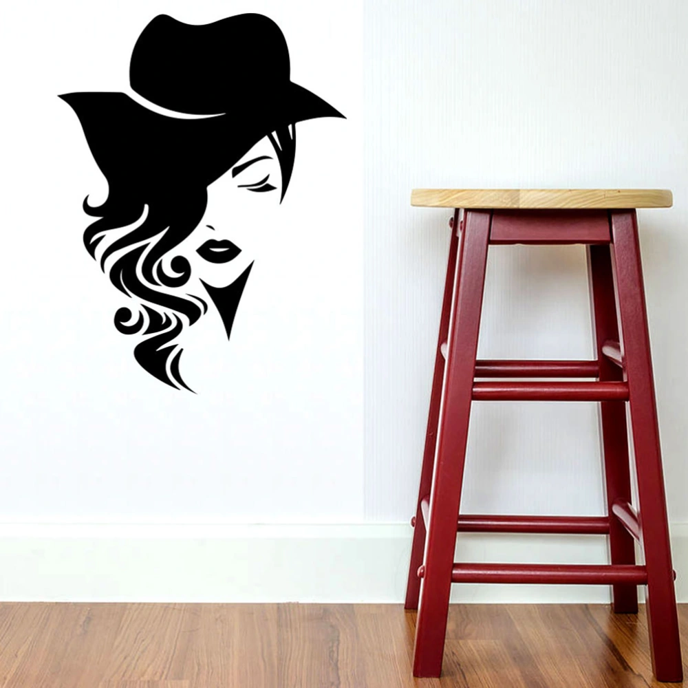 Barber Hair Styling Beauty Salon PVC Decal Sticker Wall Vinyl Art