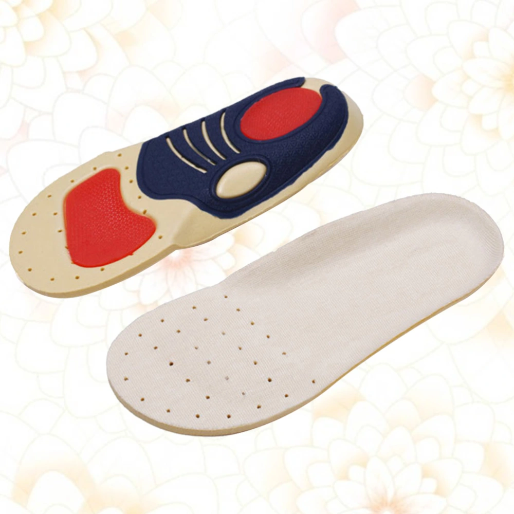 1 Pair of Soybean Fibre Kids Foot Insoles Sweat Absorption Shoes Pads Kids Sports Insoles NO.6 14.7cm Suitable for 17-18 Yards