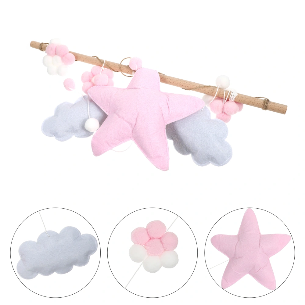 1Pc Star Cloud Wall Hanging Decoration Baby Kids Room Wall Art Decoration