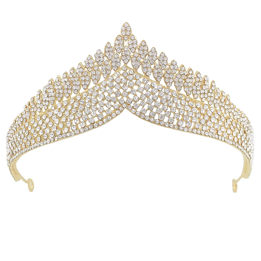 1pc Bridal Alloy Crown Woman's Retro Styled Headband Birthday Wedding Headdress