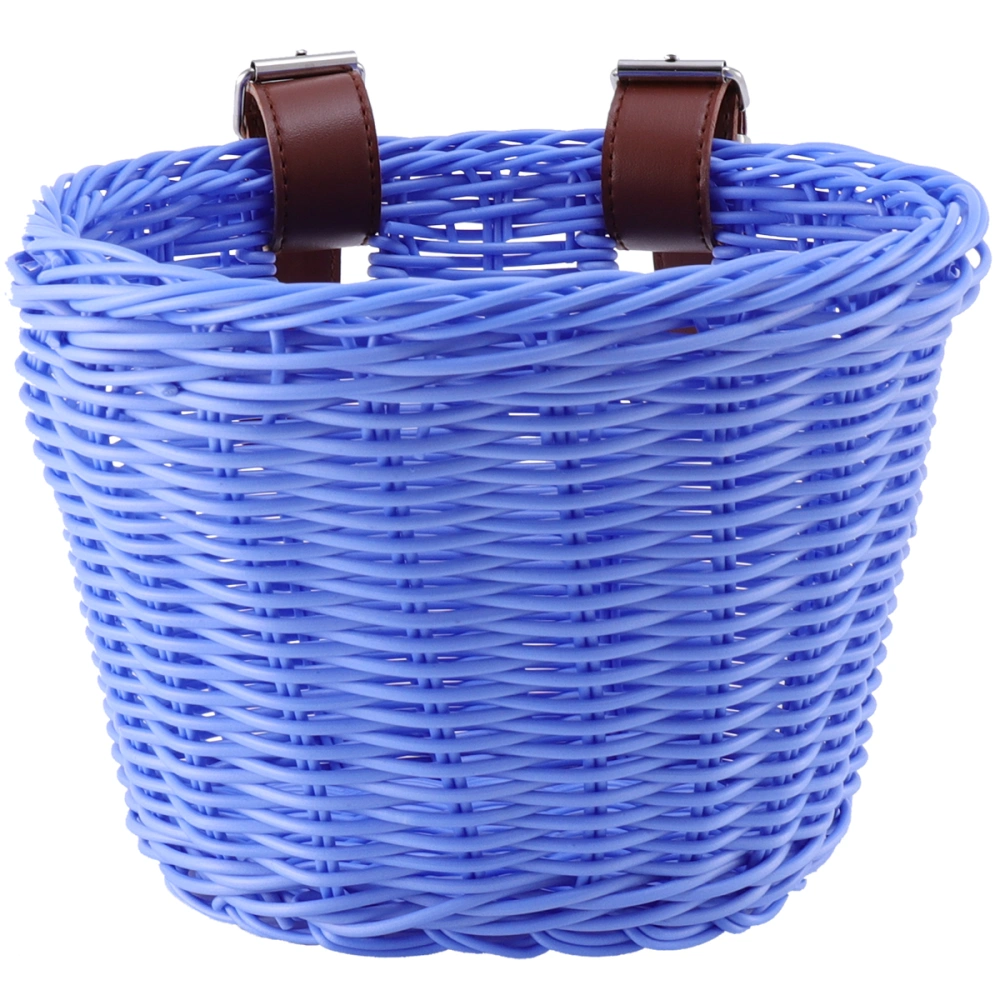 1pc Kids Bike Basket Basket Detachable Front Basket for Kids Bike