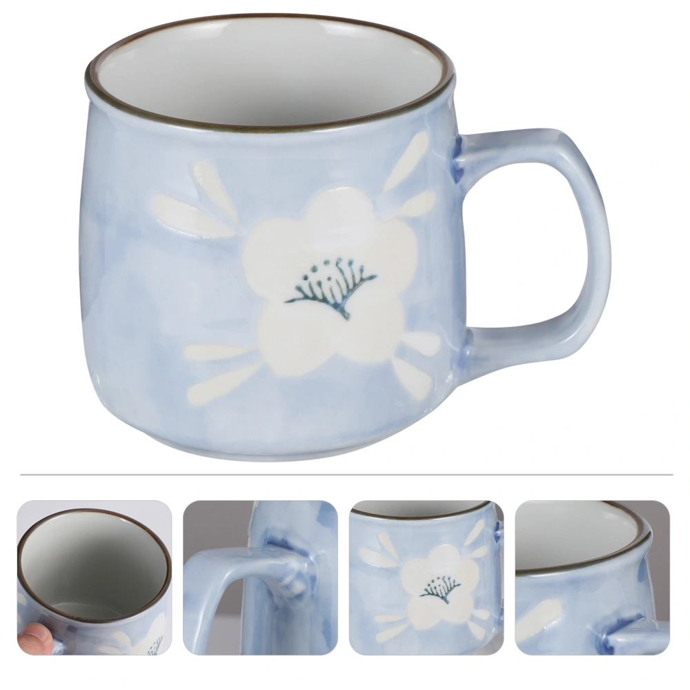 1pc Ceramic Mug Home Office Water Cup Multipurpose Ceramic Mug Portable Cup