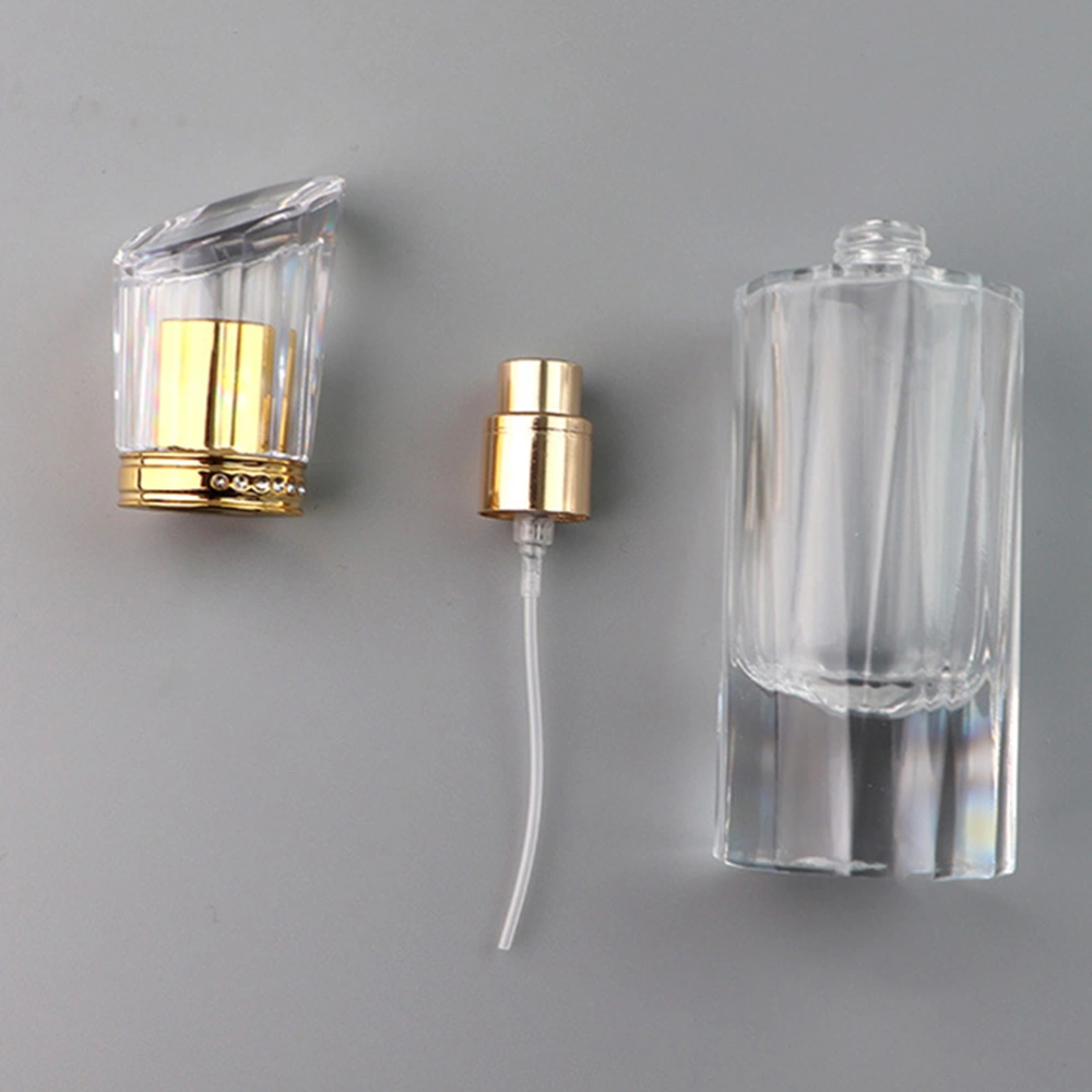 2pcs Perfume Glass Bottle Perfume Dispenser Refillable Small Container 50ml