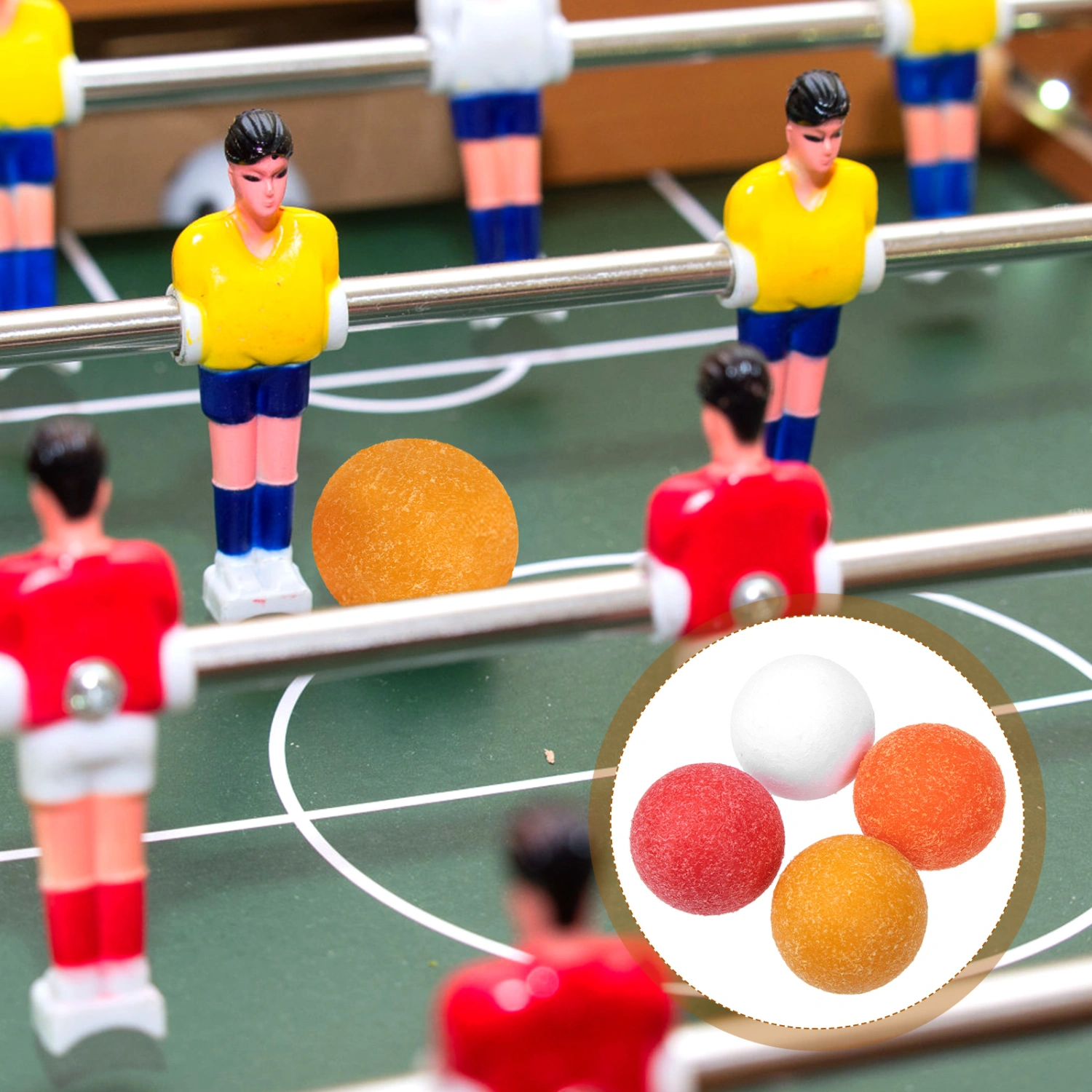 4Pcs Table Football Accessories Adult Foosball Table Soccer Balls Desk Game Ball Foosball Balls