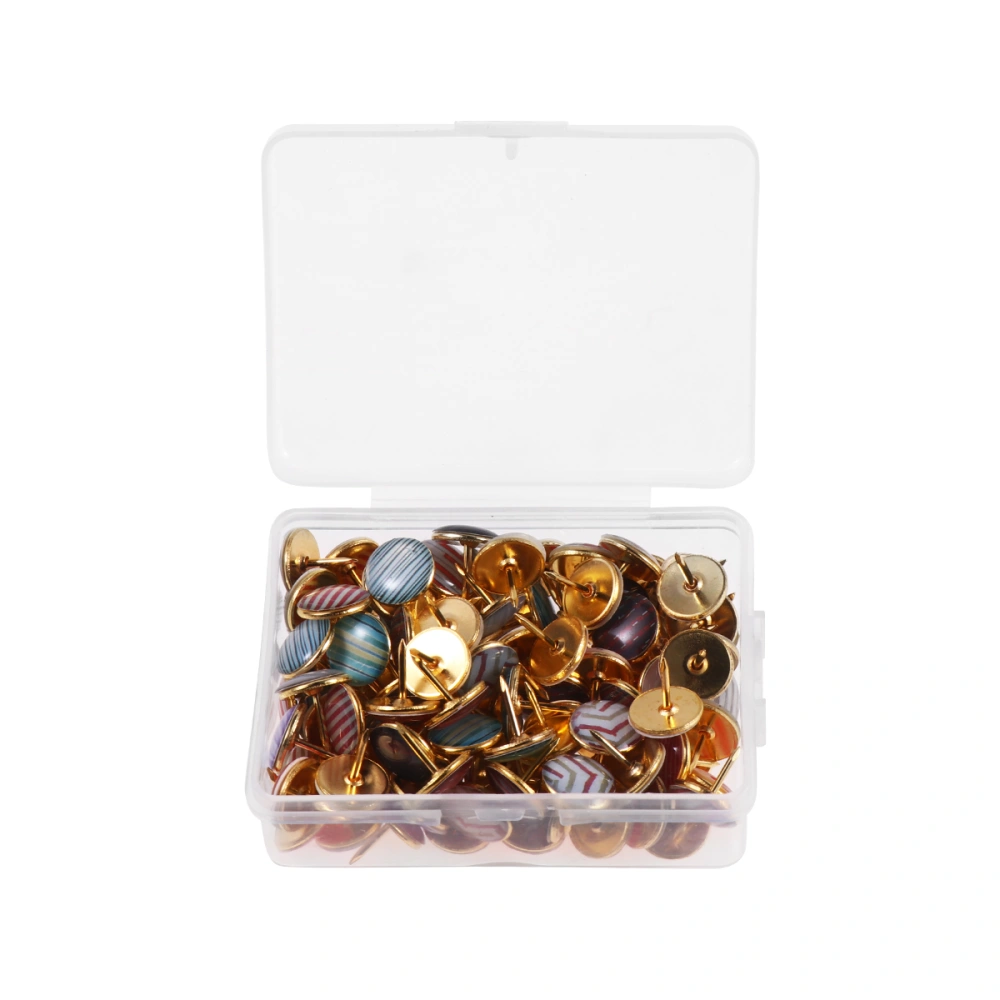 120pcs DIY Push Decorative Thumbtacks for Wall Maps Photos Bulletin Board or Cork Boards