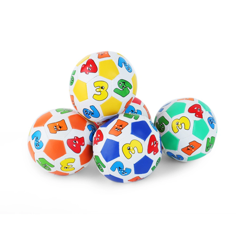 Baby Kids Number Balls Early Educational Toys PU Mini Sports Balls Random Color