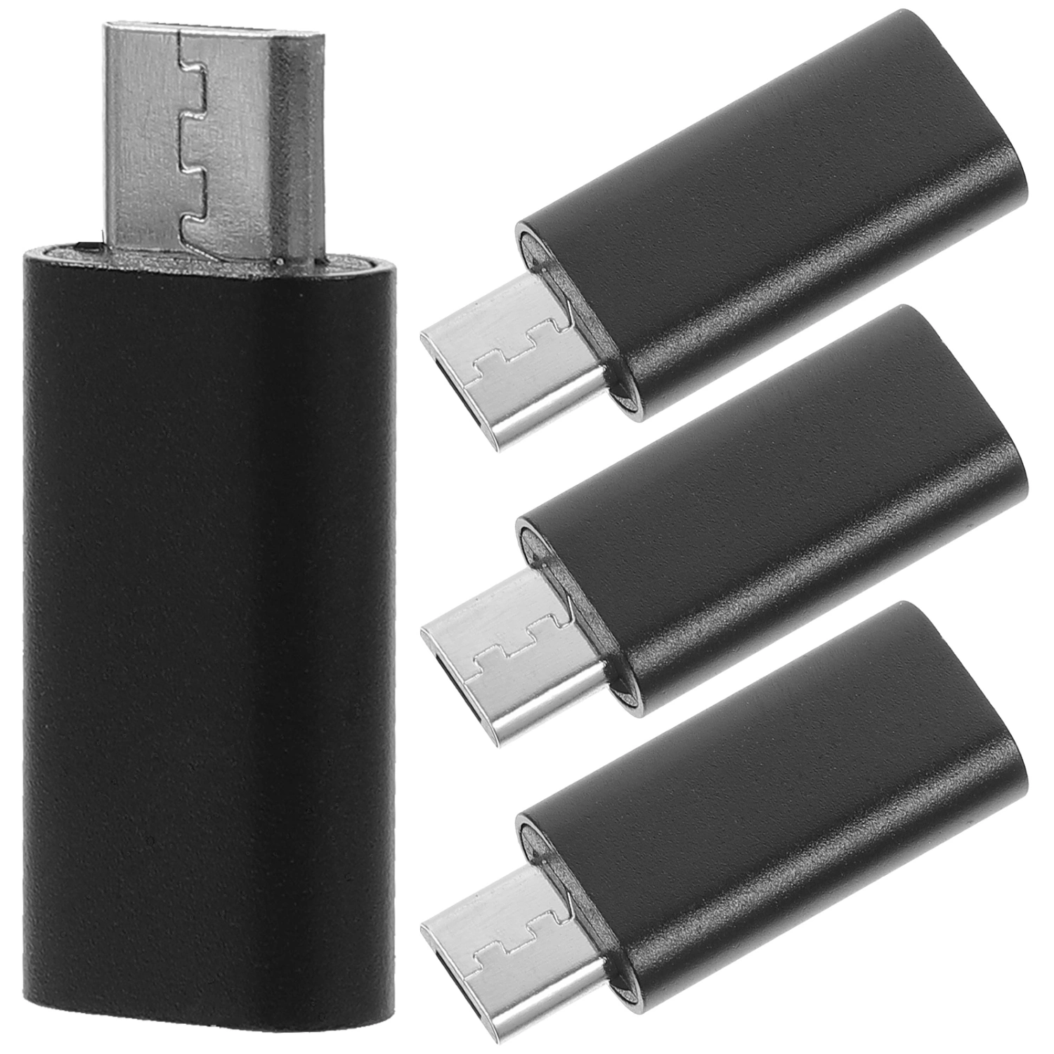 4pcs USB C To Micro USB Adapter Micro USB Male To USB Type-c Female Converter Supply