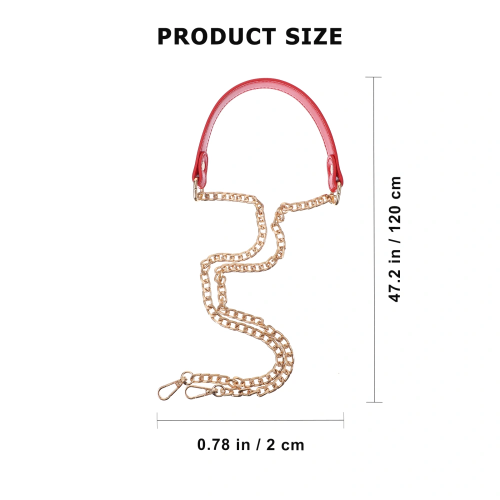 1 Pc Elegant Bag Accessory Versatile Bag Chain Creative Leather Bag Chain