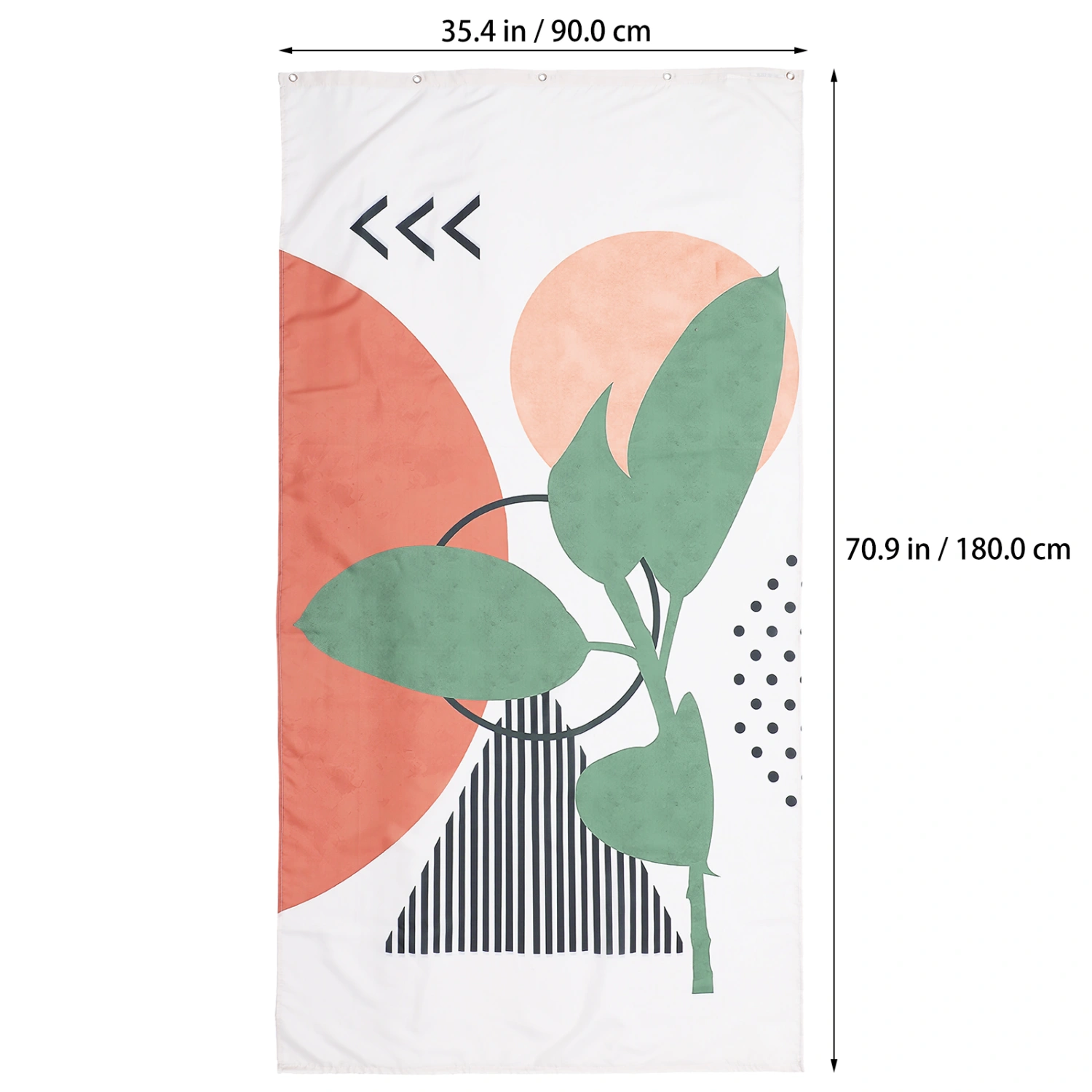 1pc Stylish Toilet Curtain Pretty Bathroom Curtain Practical Hanging Curtain
