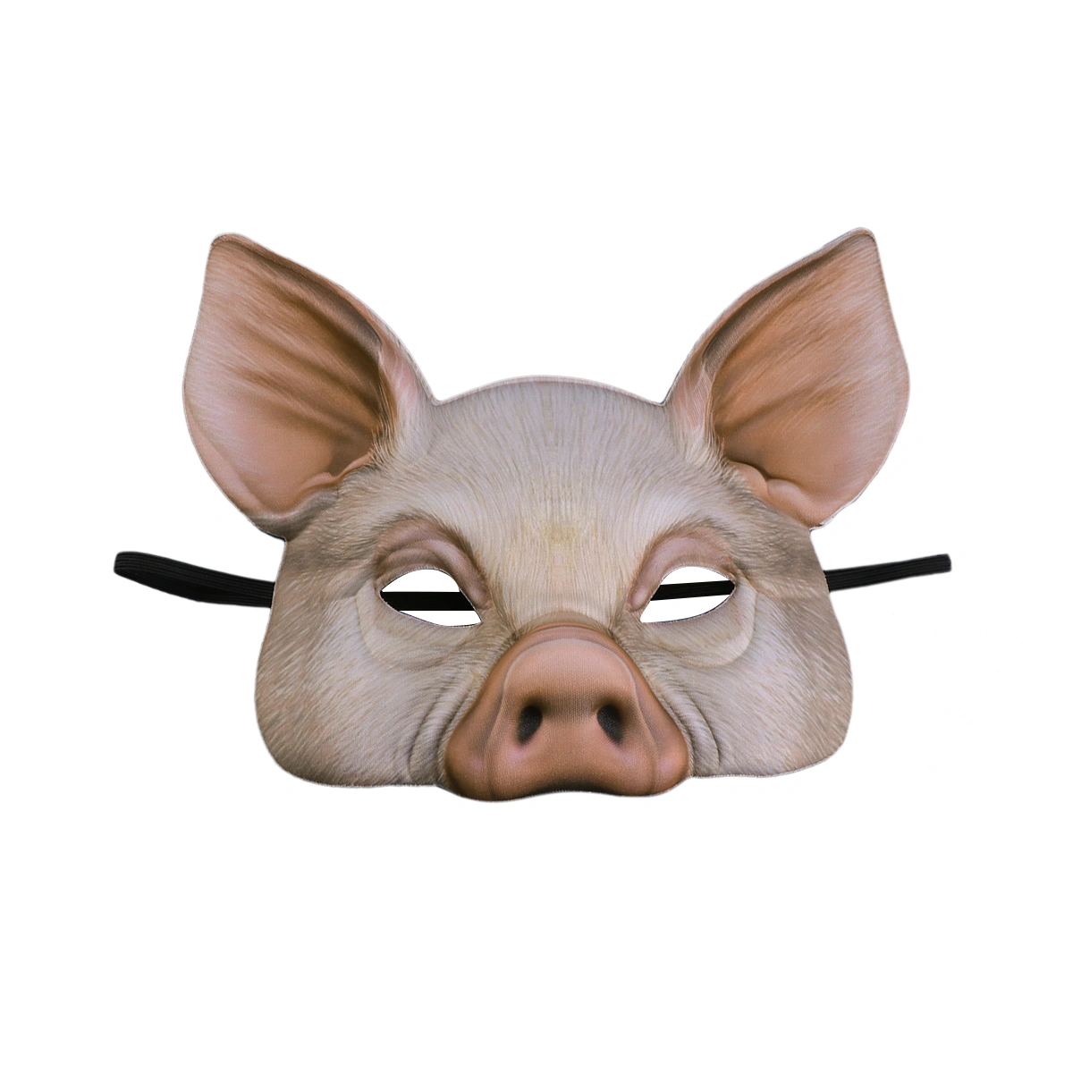 Half Face Animal Mask Pig Mask for Party Festival Halloween Masquerade Fancy Ball Cosplay (Pink)