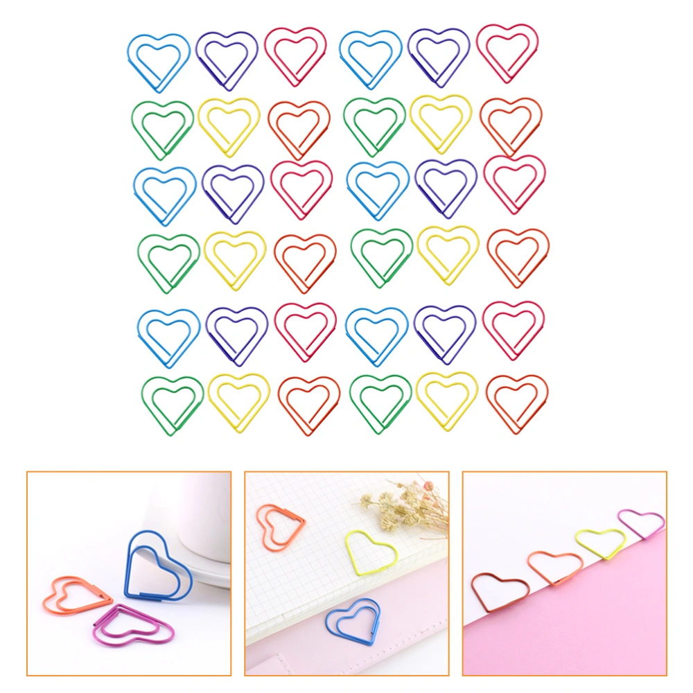 48 Pcs Boxed Stylish File Clips Portable Memo Clips Novel Creative Bookmarks