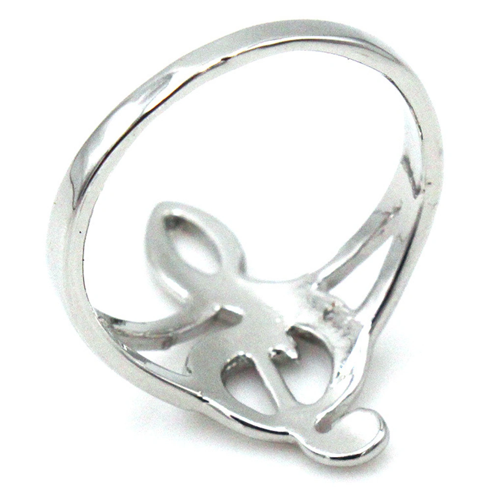 925 Sterling Silver Non-mainstream Rings Music Notes Pattern Silver Rings Music Jewelry Gifts Finger Ring for Women Lady Lover Mother - American Size 9