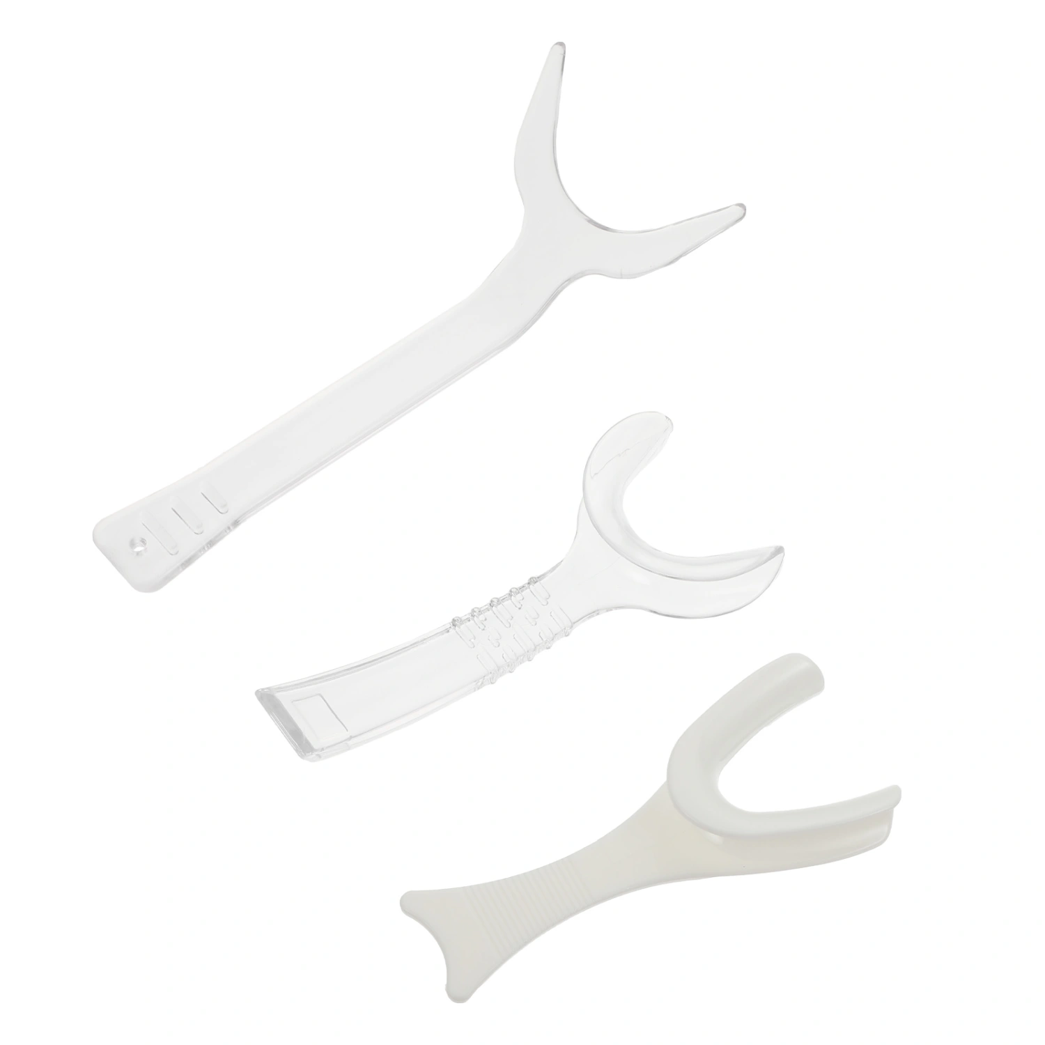 3pcs Disposable Dental Materials Tools One-headed Dental Mouth Openers (Assorted Color)