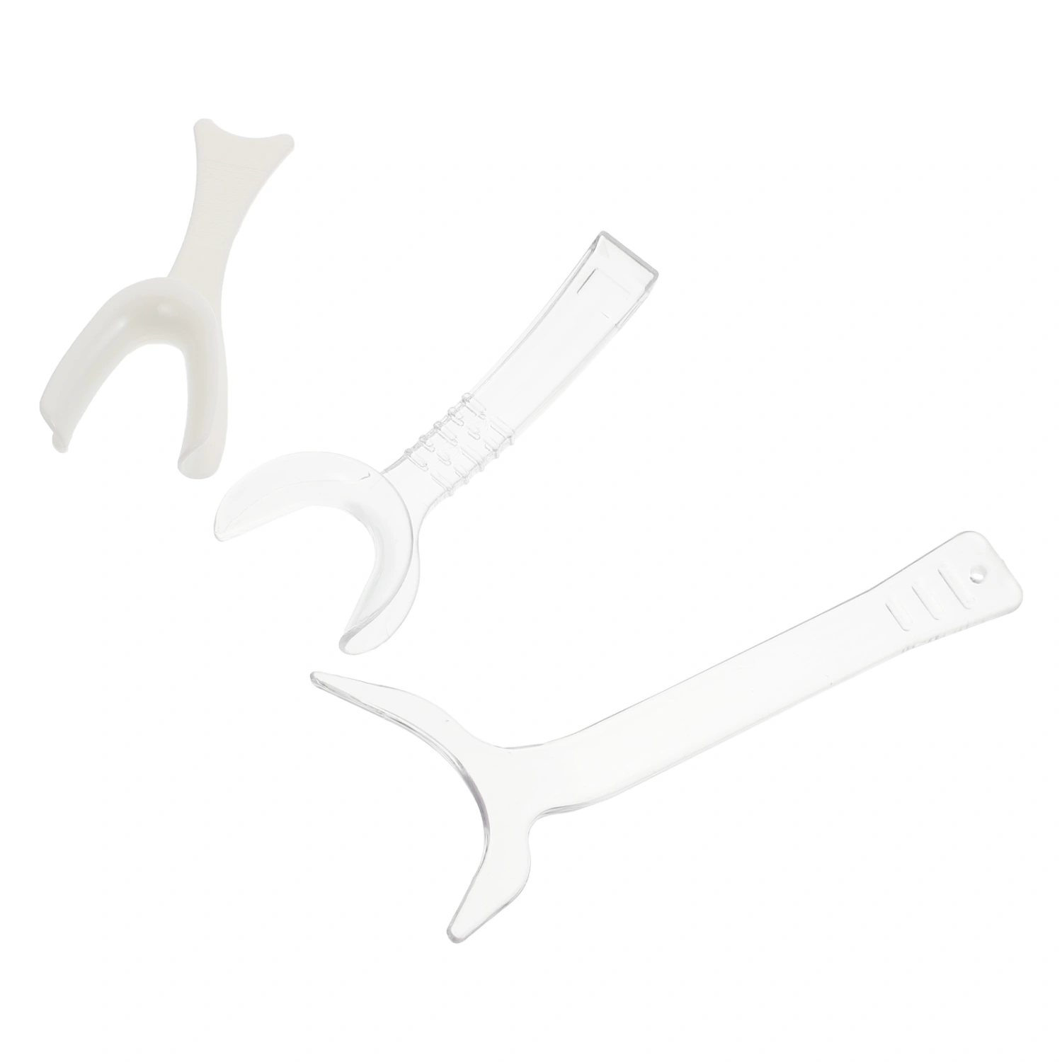 3pcs Disposable Dental Materials Tools One-headed Dental Mouth Openers (Assorted Color)