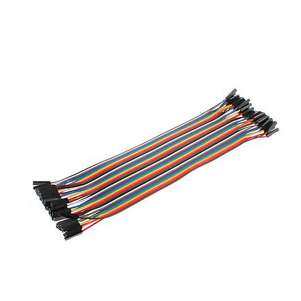 3pcs 30cm Multicolored 40-pin Male to Female / Male to Male / Female to Female Breadboard Jumper Wires Ribbon Cables