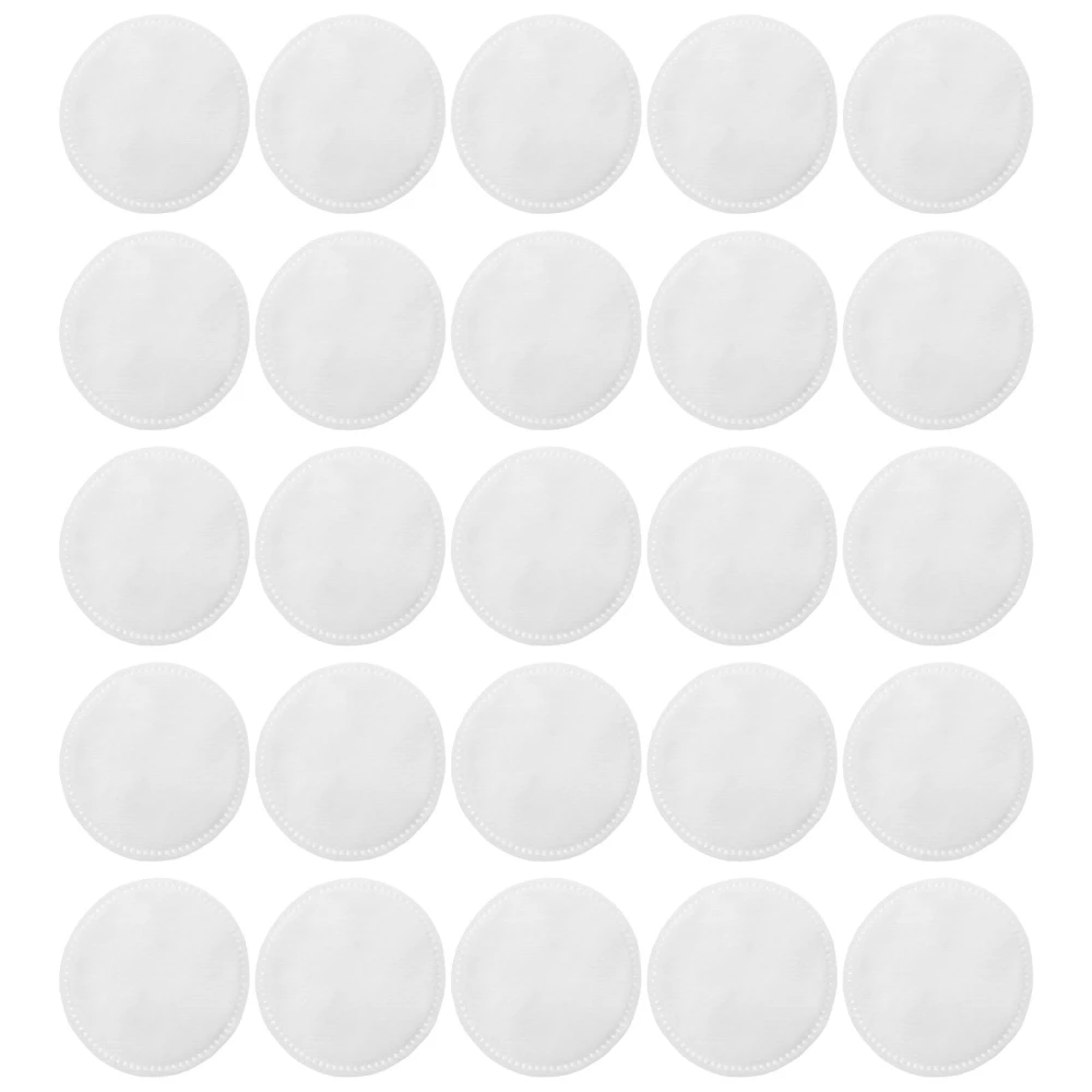 200Pcs Round Makeup Remover Reusable Powder Removal Pad Cleaning Tool White