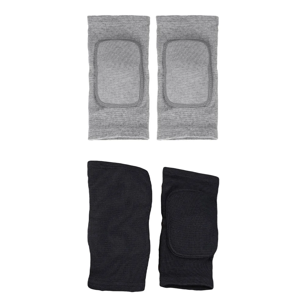 2 Pairs of Women Men Sports Kneecaps Dancing Sponge Anticollision Knee Guards