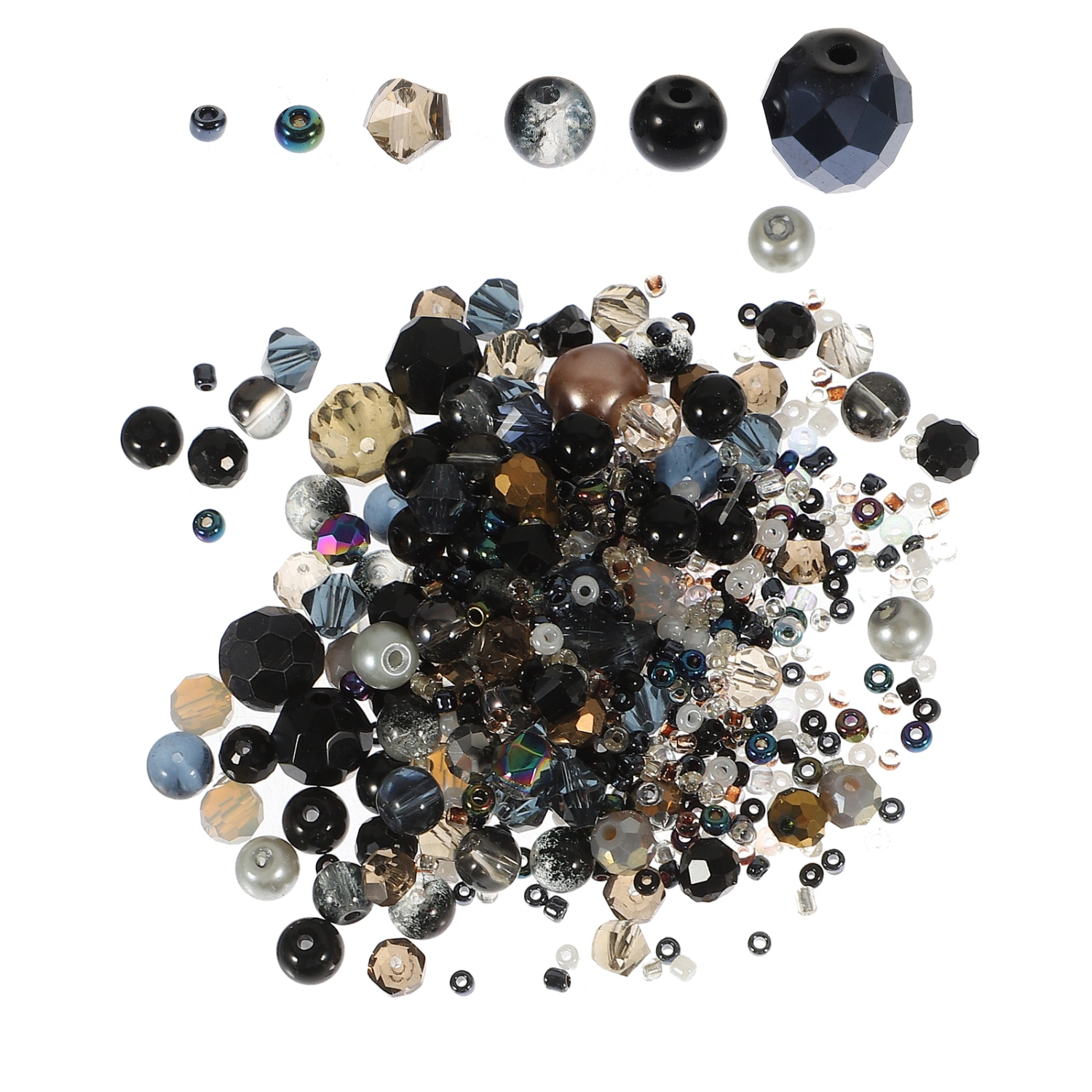 1 Bag of DIY Glass Beads Loose Beads Bracelet Making Spacer Beads Bracelet Beads