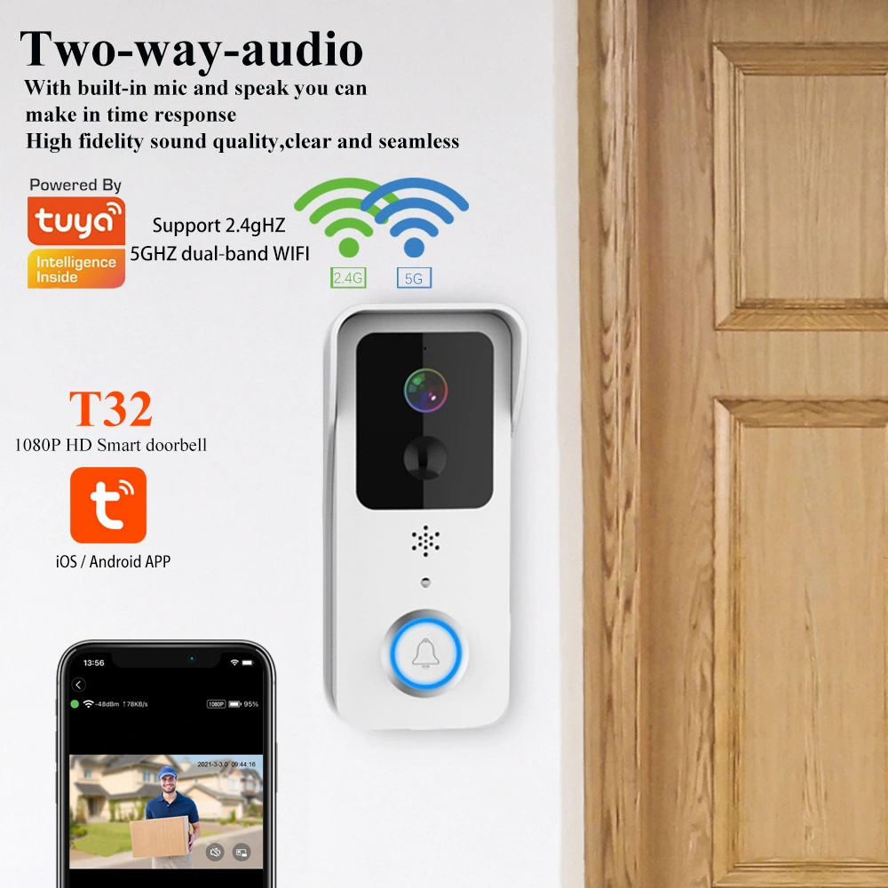 Graffiti Smart Home 5G Video Voice Visual Doorbell