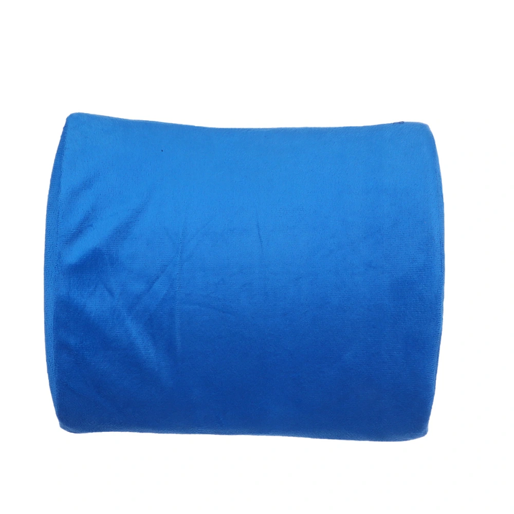 Waist Lumbar Support Pillow Thicken Back Cushion Spine Coccyx Protector for Office Study Home Blue