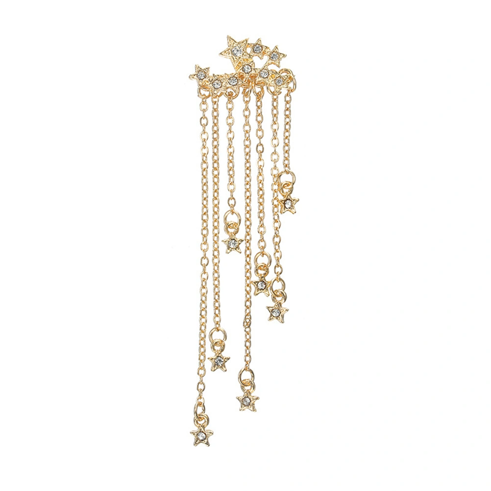 Tassel Earrings Shining Star Fashion Women Earrings Long Pendent Fashion Jewelry Hanging Star Earrings