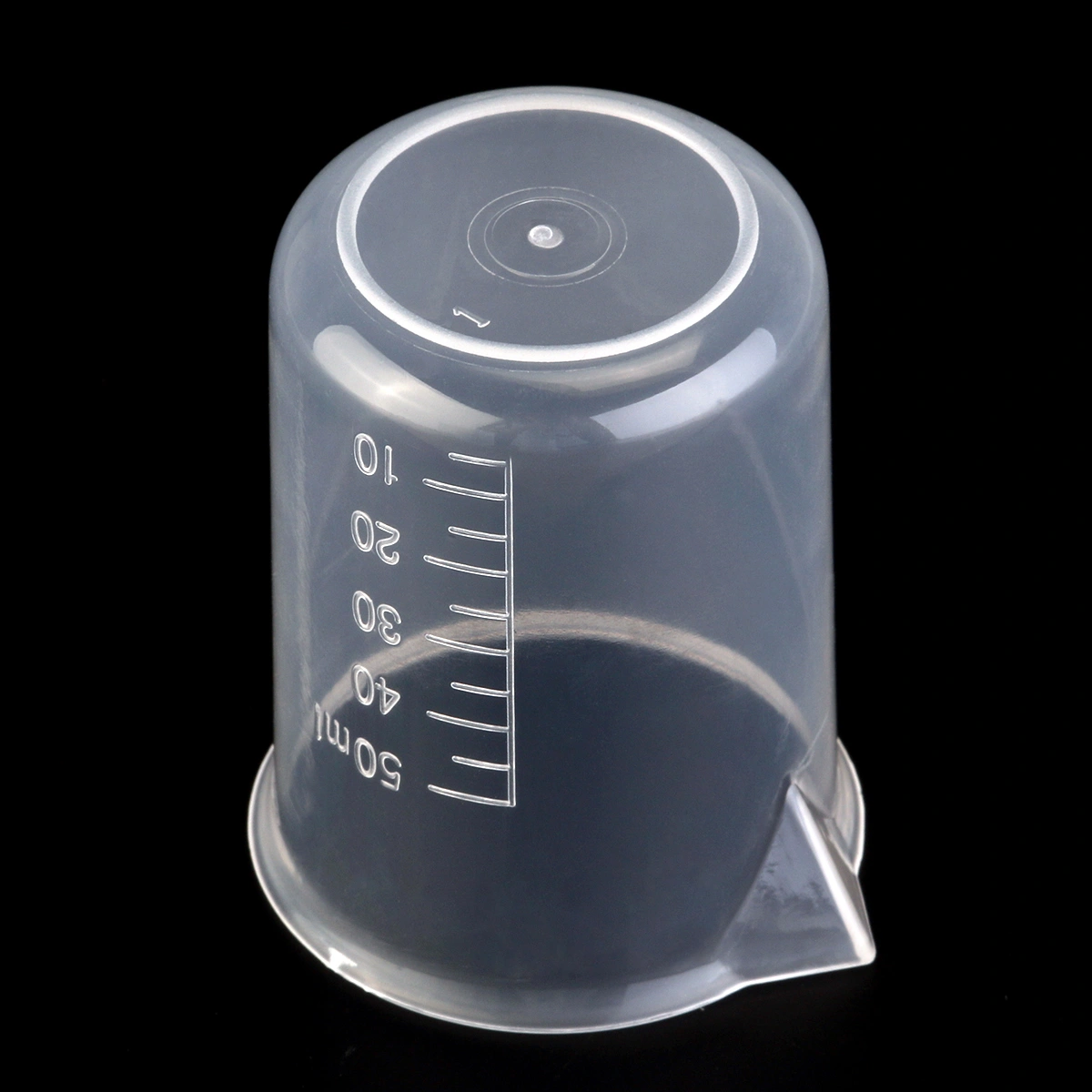 ROSENICE 4pcs 50ml / 150ml / 250ml / 500ml Plastic Graduated Beakers (Transparent)