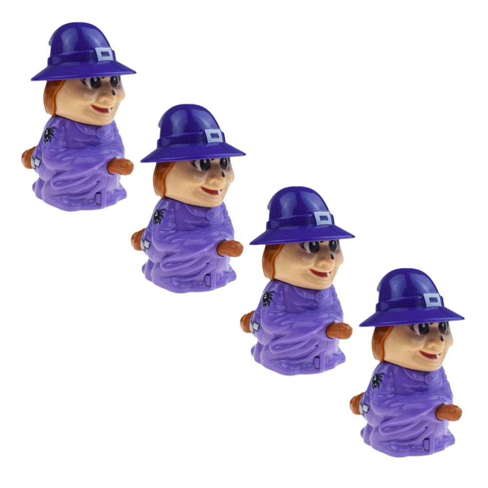 4pcs Halloween Plastic Clockwork Toys Wind Up Walking Toys Funny Toys for Kids