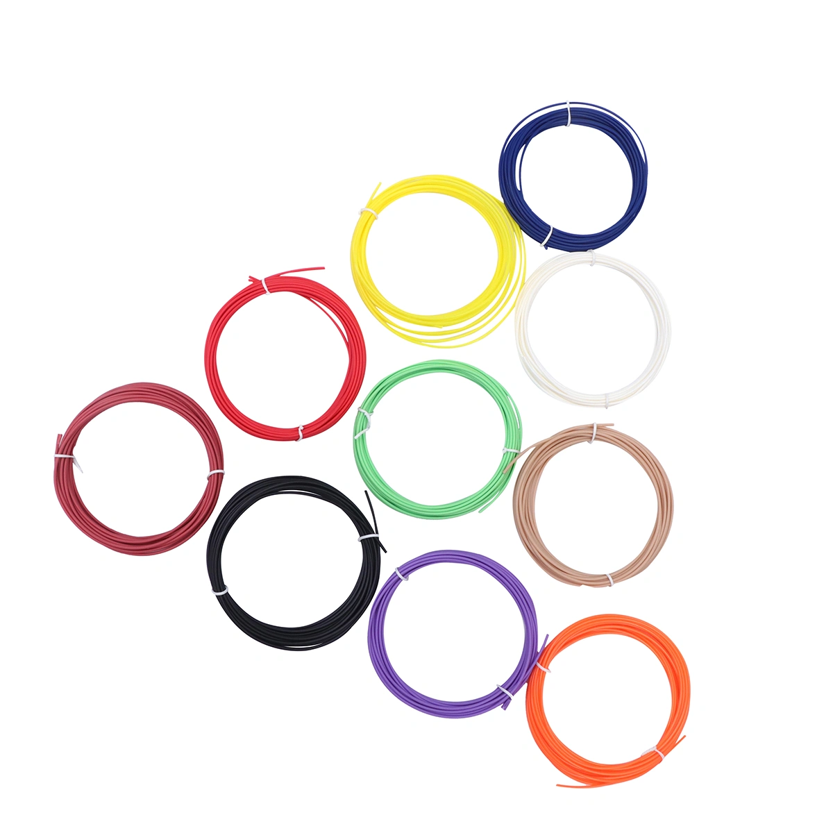 1.75mm High Temperature PCL 3D Printing Wire 3D Printing Wire Line Printer Filament Suitable for 3D Printer 3D Printing Pen (5m 10 Color Random Color PLA)