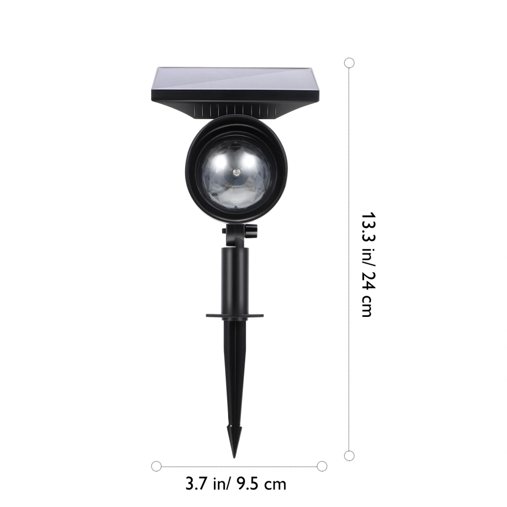 Rotatable Solar Light Projector Waterproof Landscape Colorful Outdoor Solar Spot (Multi-color)