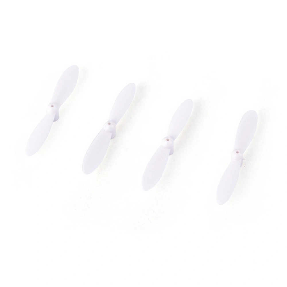 4pcs Universal Replacement Main Blades Propeller Props CW CCW for Cheerson CX-10/CX-10A WLtoys V676 Hubsan Q4 H111 Nano RC Quadcopter (White)