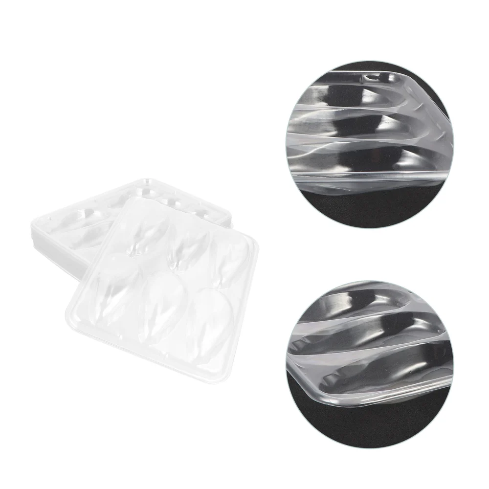 100PCS Disposable Oyster Tray Household Restaurant Take Out Food Containers