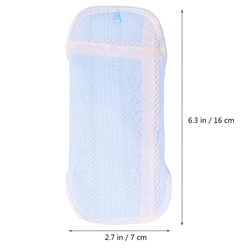 1pc Reusable Sanitary Pads Super Absorbent Washable Cotton Menstrual Pads Against Side Leakage 16cm(Random Color)