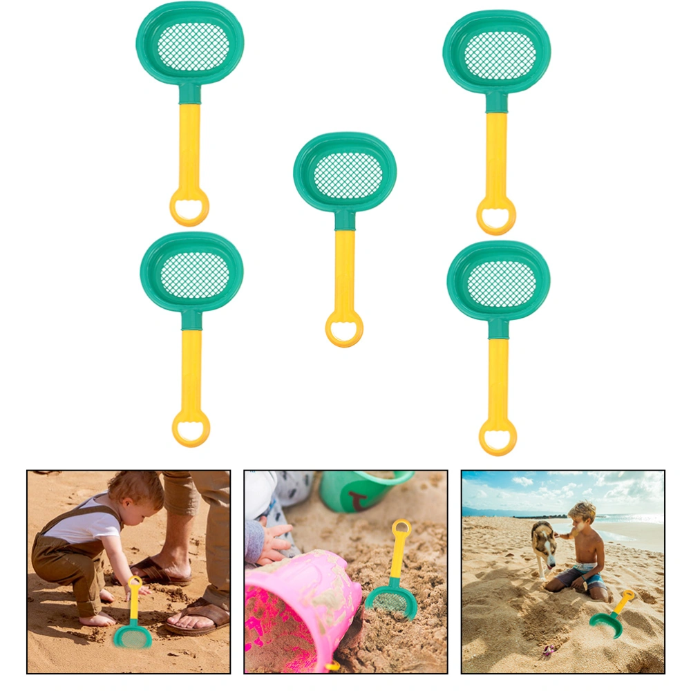 5pcs Sand Shovel Plastic Soil Shovel Summer Beach Sand Play Tools for Kids