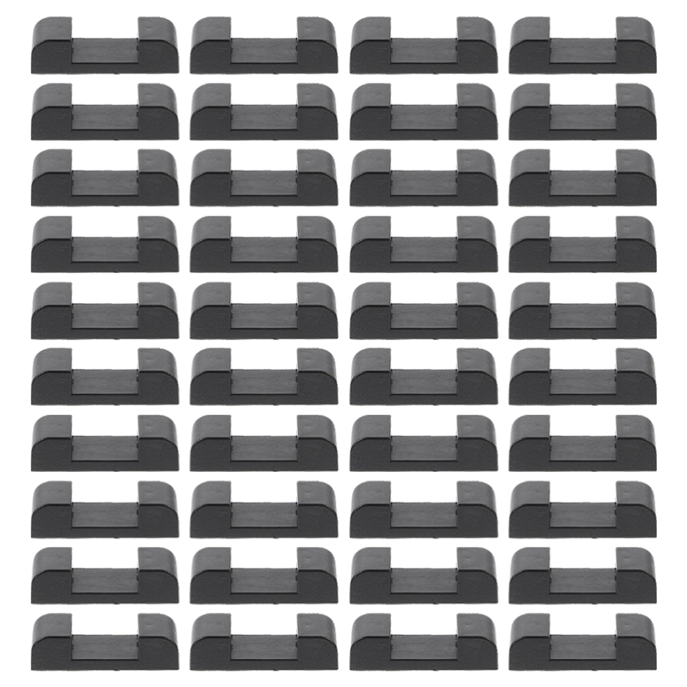 100pcs Black Square Base Display Boxes Bases Floating Frame Display Holder Bases