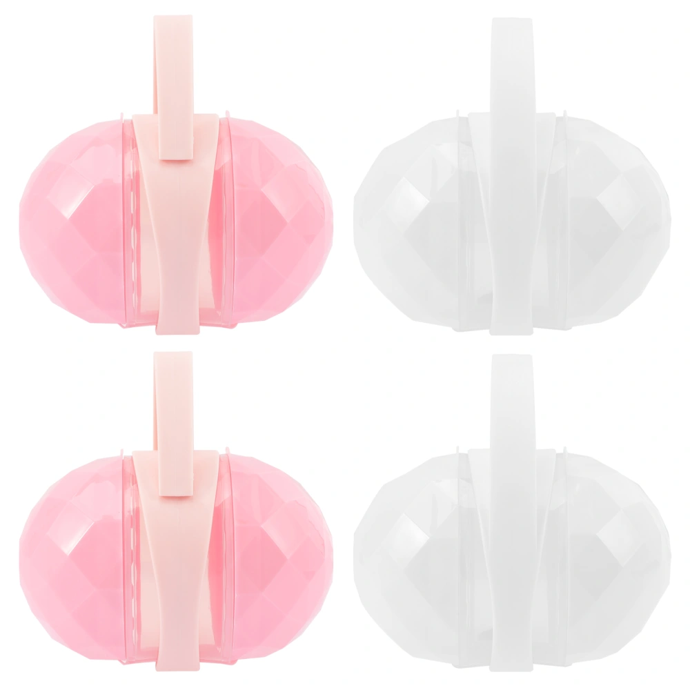 4 Sets Pacifier Dustproof Case Pacifier Holder Portable Baby Pacifier Box