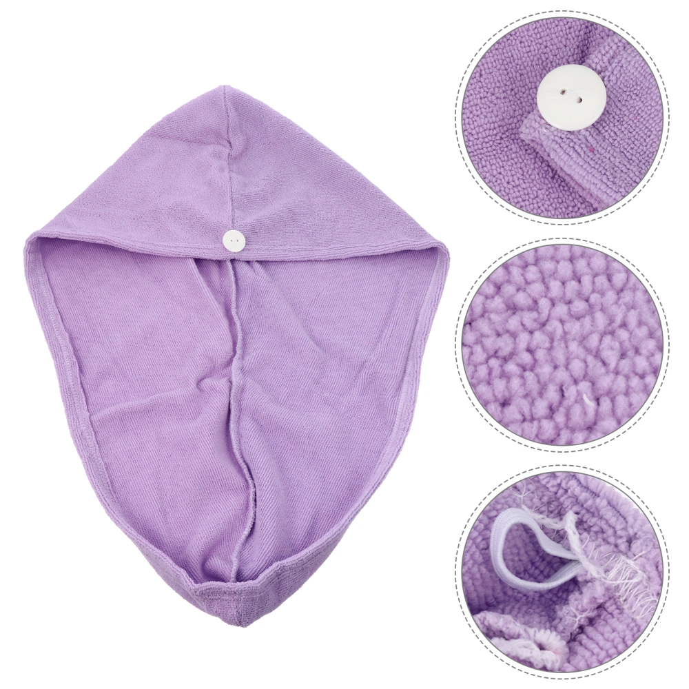 Hair Dry Wrap Quick Drying Bath Microfiber Head Wrap Thicken Bathing Turban