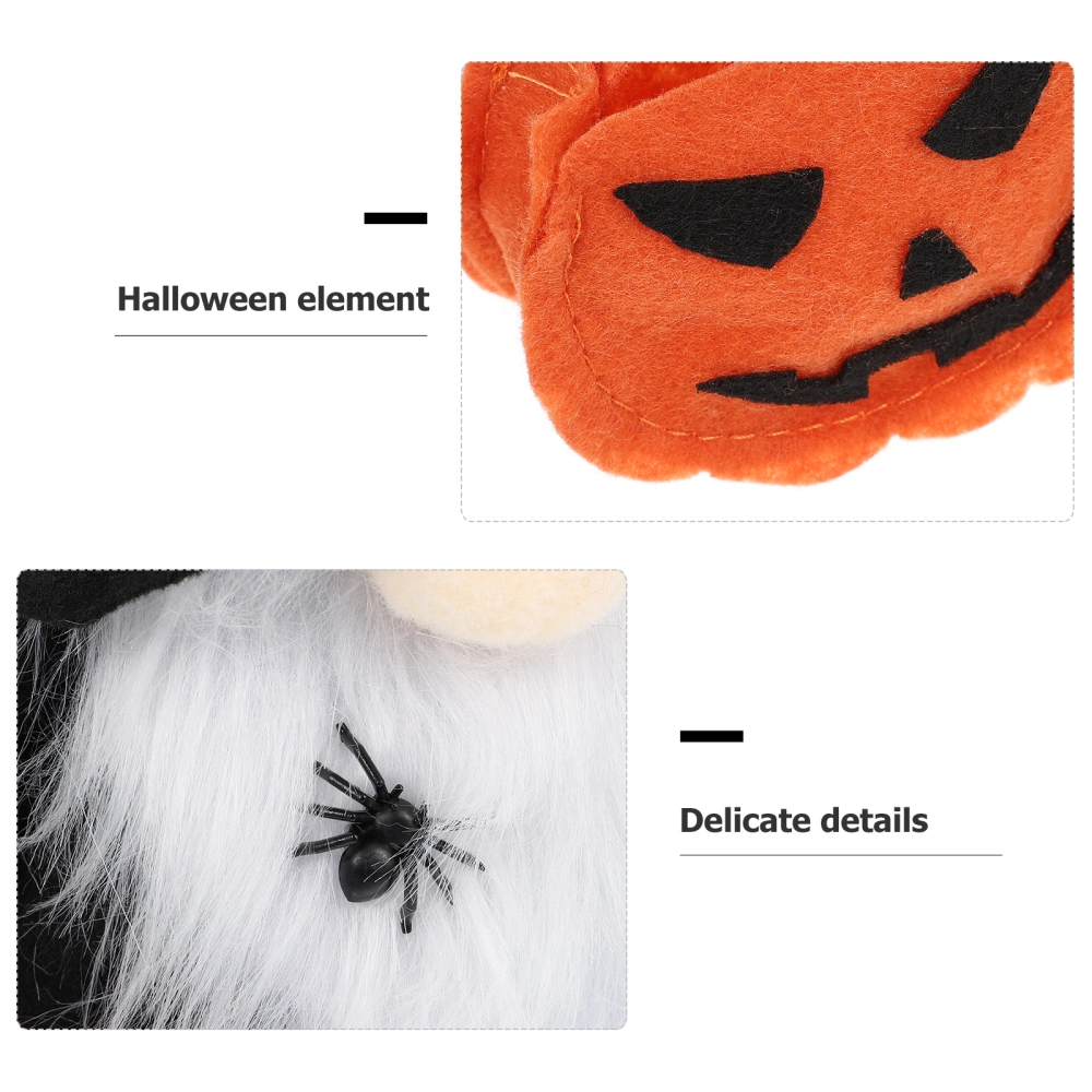 1 Pair Halloween Themed Faceless Doll Decors Halloween Doll Scene Decors