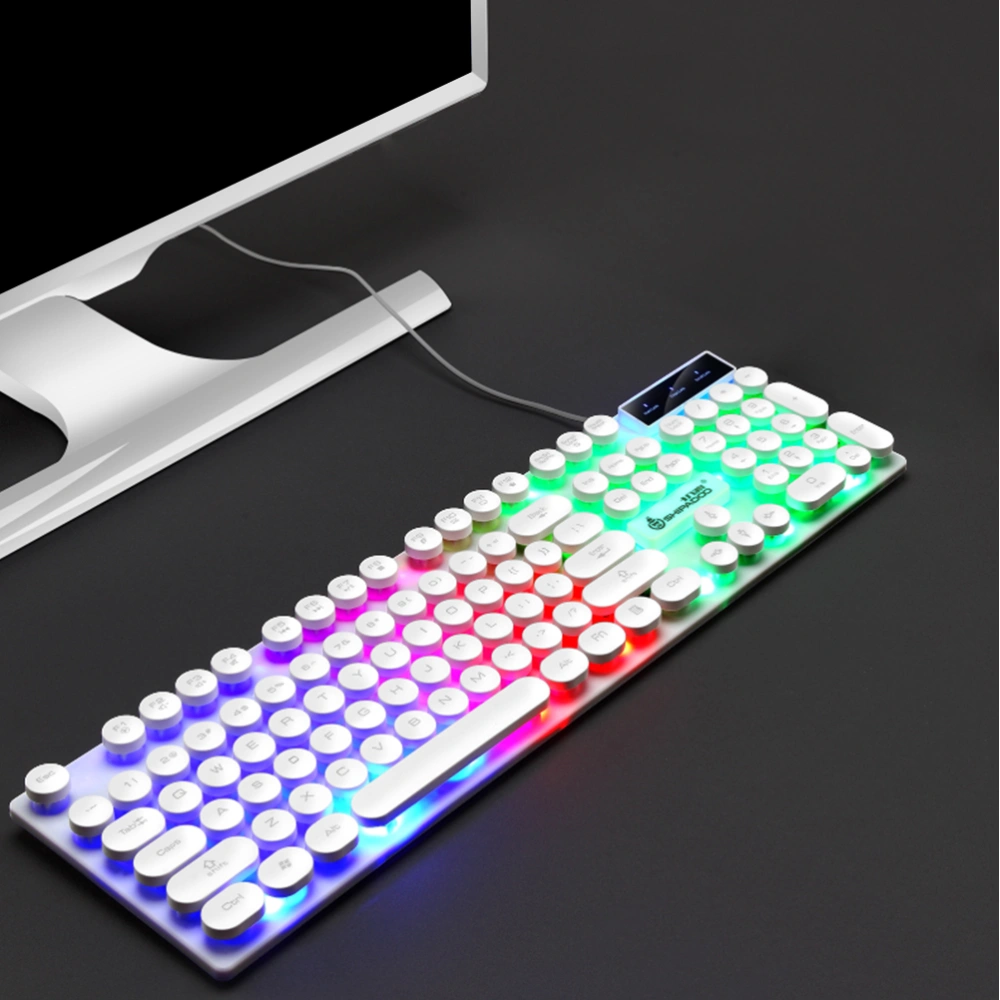 1 Set Wired USB Gaming Keyboard and RGB Backlight Mouse Suspension Gaming Supply