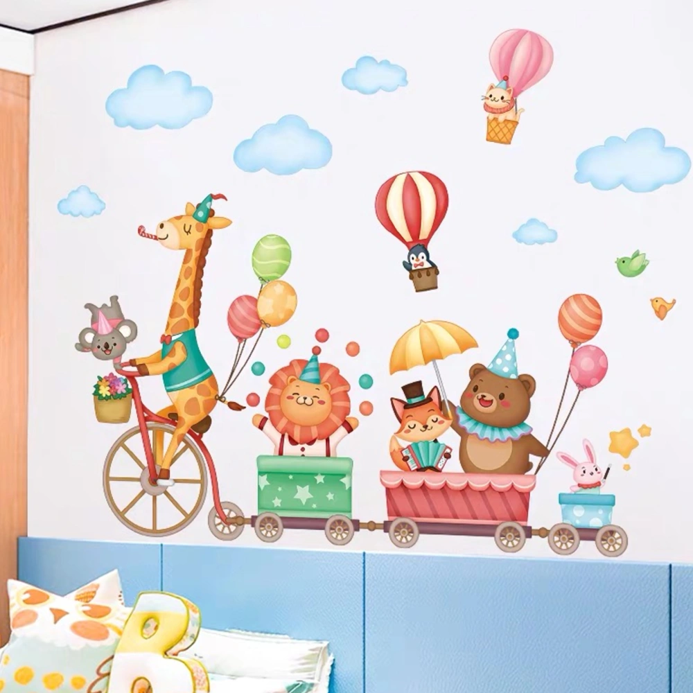 1Pc Animals Theme Wall Decal Removable PVC Wall Sticker Decoration Decal