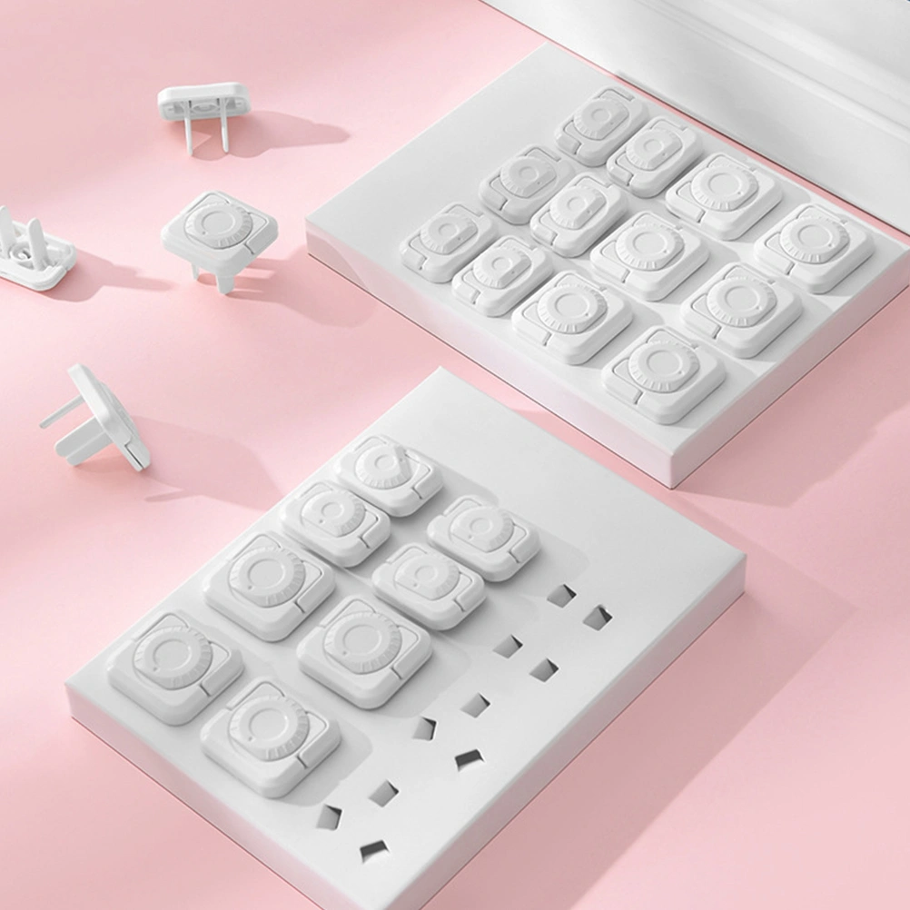 12pcs Household Outlet Plastic Covers Safe Child Proof Socket Protector