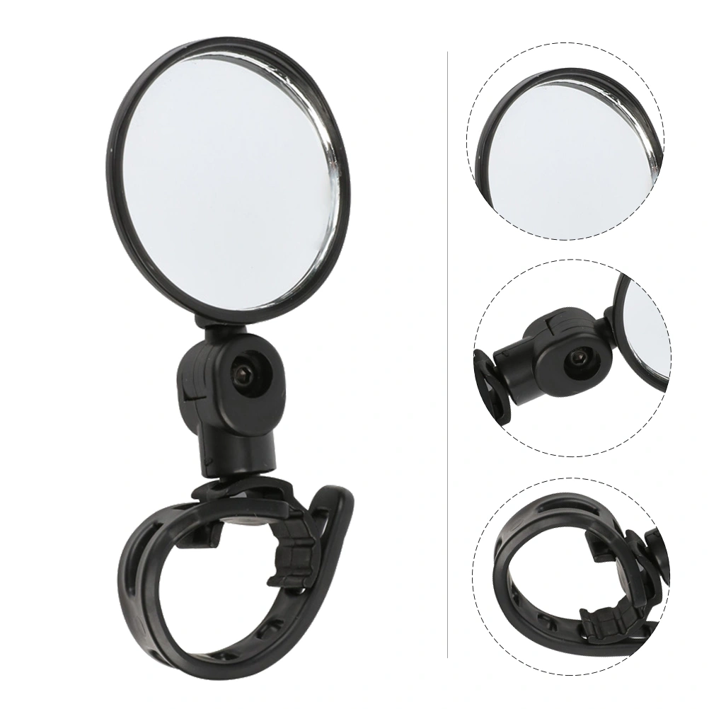 2Pcs Motorcycle Mirrors Rotatable Rearview Mirrors Adjustable Bike Rearview Mirrors