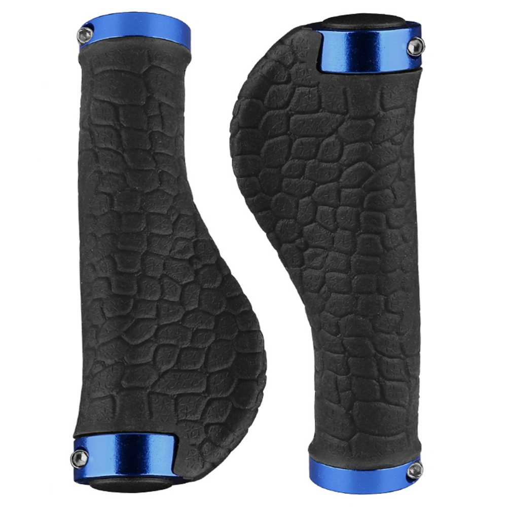 2pcs Anti-slip Cycle Handle Cover Handlebar Cover Bike Handlebar Grips Bike Handle Cover Bike Accessory for Bike Outdoor Riding (Blue)