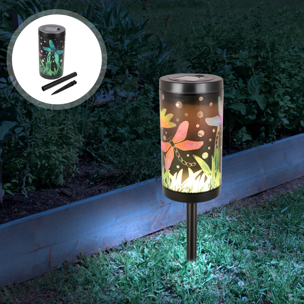 Solar Light Hollowed Projection Lantern Garden Decoration Landscape Lighting