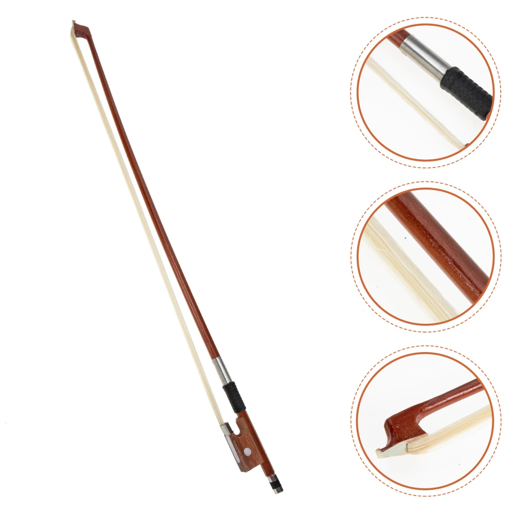 Practical 1/4 Violin Bow Replacement Wooden Violin Practicing Bow Supply