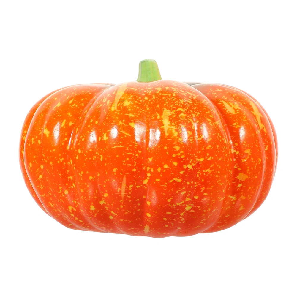 Artificial Pumpkin Halloween Harvest Pumpkin Ornament Fake Pumpkin Decor Orange